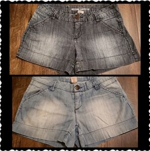 2 PAIR OF JEAN SHORTS
